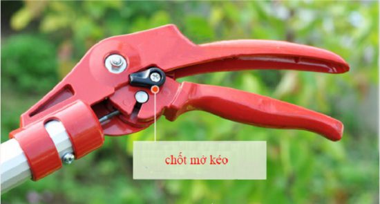tay bóp của kéo bằng kim loại rất chắc chắn